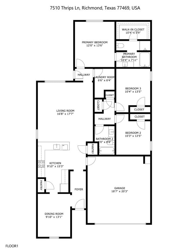 property at 7510 Thrips Ln