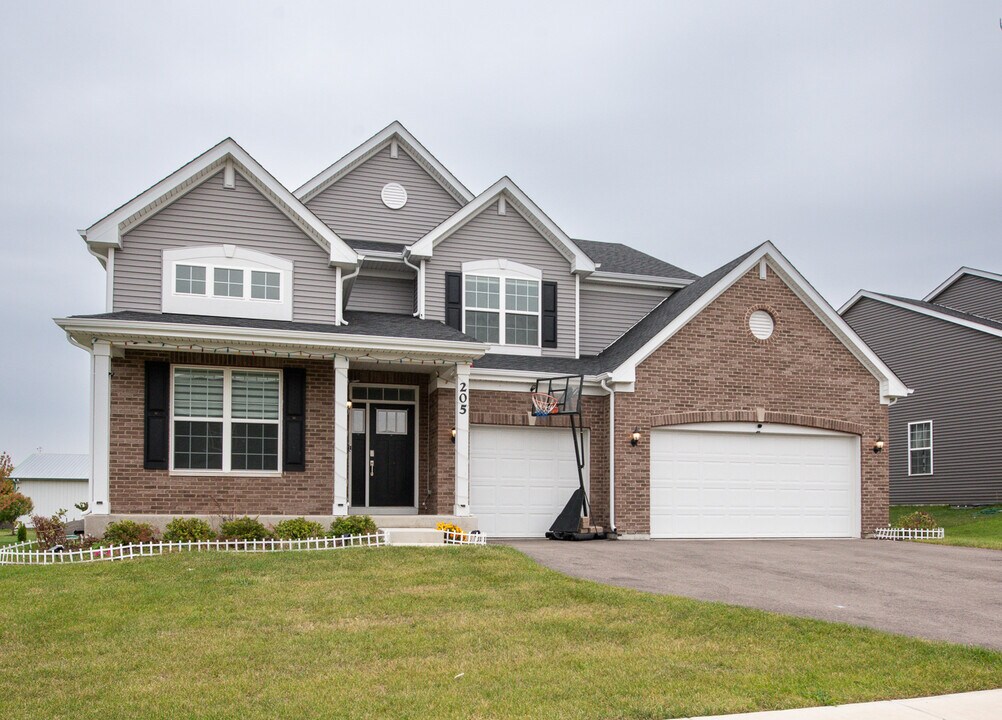 205 Tinana St in Oswego, IL - Foto de edificio