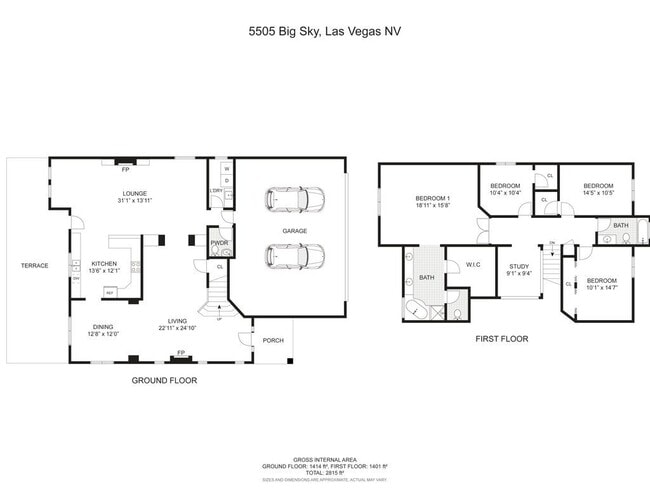 5505 Big Sky Ln in Las Vegas, NV - Building Photo - Building Photo