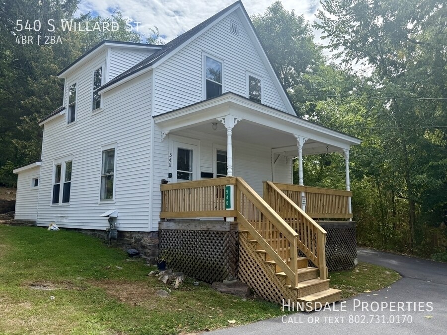 540 S Willard St in Burlington, VT - Foto de edificio