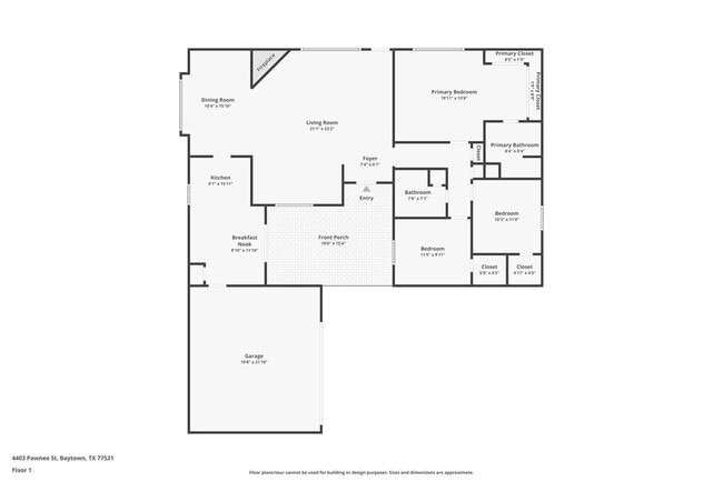 4403 Pawnee St in Baytown, TX - Foto de edificio - Building Photo