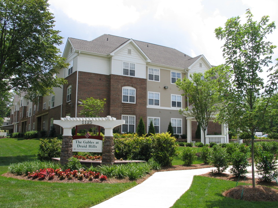 The Gables at Druid Hills Senior Apartments in Charlotte, NC - Building Photo