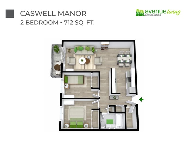 Caswell Manor in Saskatoon, SK - Building Photo - Floor Plan