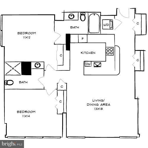 2200 Benjamin Franklin Pkwy, Unit 2B-E0414 in Philadelphia, PA - Building Photo