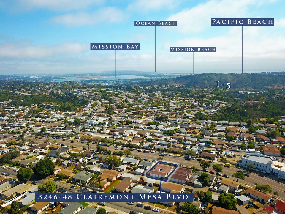 3246-3248 Clairemont Mesa Blvd in San Diego, CA - Foto de edificio