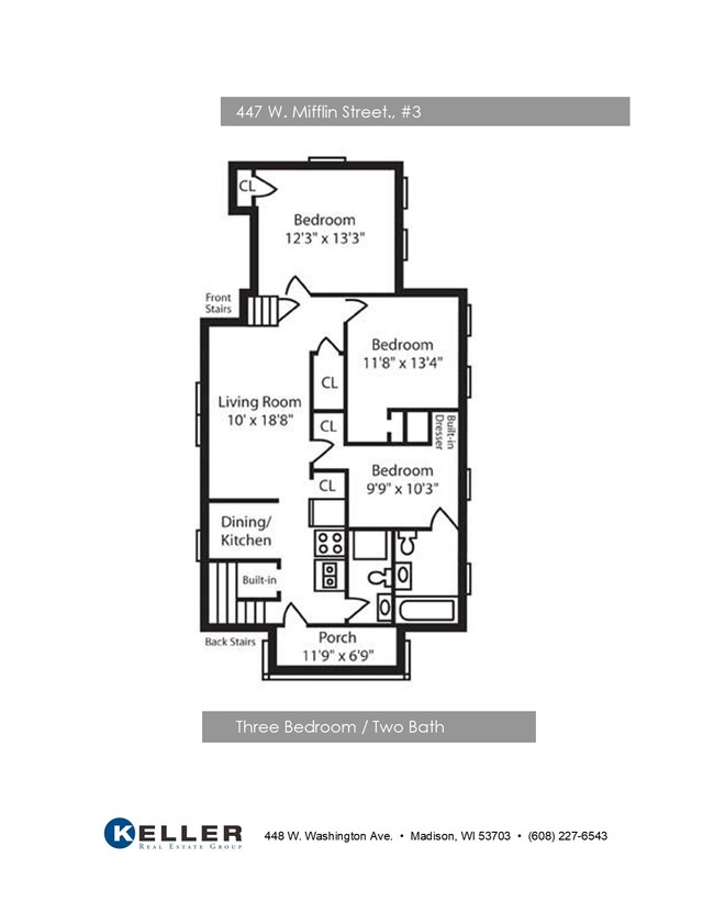 447 W Mifflin St, Unit 3 in Madison, WI - Building Photo - Building Photo