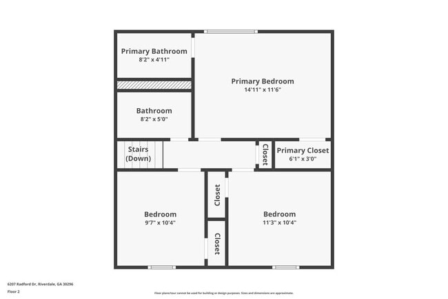 6207 Radford Dr in Riverdale, GA - Foto de edificio - Building Photo