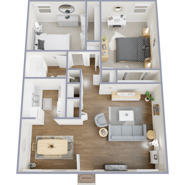 Columbia Apartments in El Paso, TX - Building Photo - Floor Plan