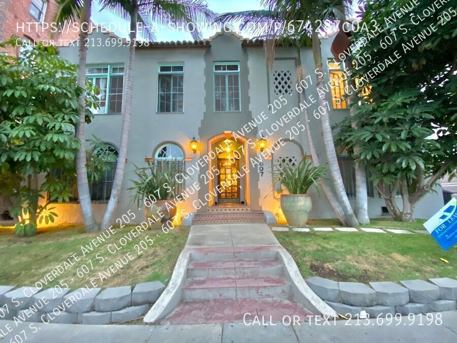 607 Cloverdale Ave in Los Angeles, CA - Building Photo