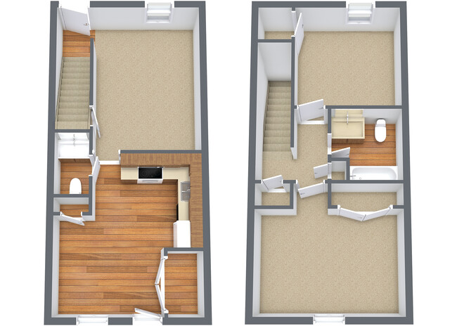 Coyote Court Townhomes in Clarksville, TN - Building Photo - Building Photo