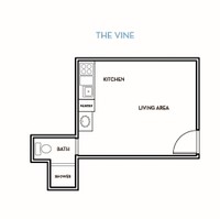 Hollywood Off-Vine Apartments in Los Angeles, CA - Foto de edificio - Floor Plan