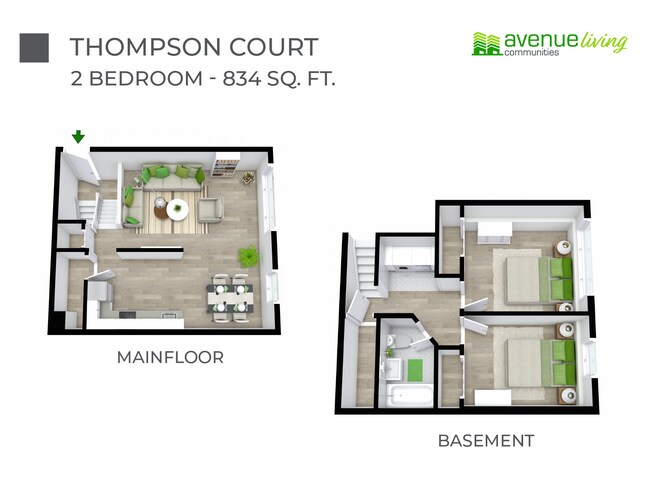 Thompson Court in Medicine Hat, AB - Building Photo - Floor Plan