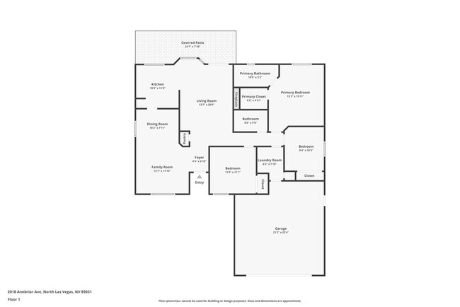 2018 Annbriar Ave in North Las Vegas, NV - Building Photo - Building Photo