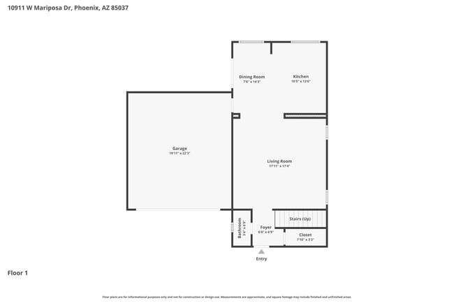 10911 W Mariposa Dr in Phoenix, AZ - Foto de edificio - Building Photo