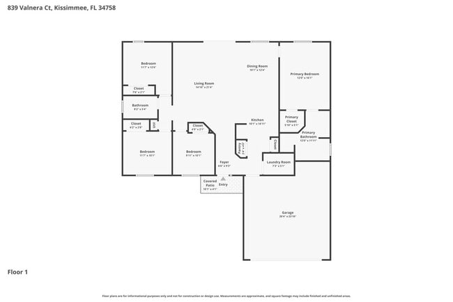 839 Valnera Ct in Poinciana, FL - Building Photo - Building Photo