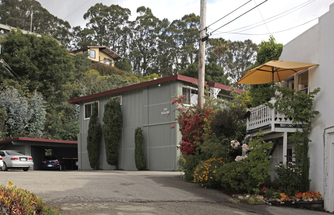 340 Highland Ave in Santa Cruz, CA - Foto de edificio