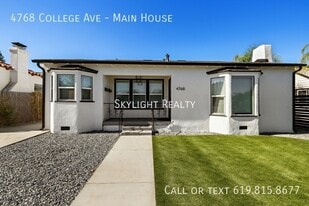 4768 College Ave in San Diego, CA - Building Photo
