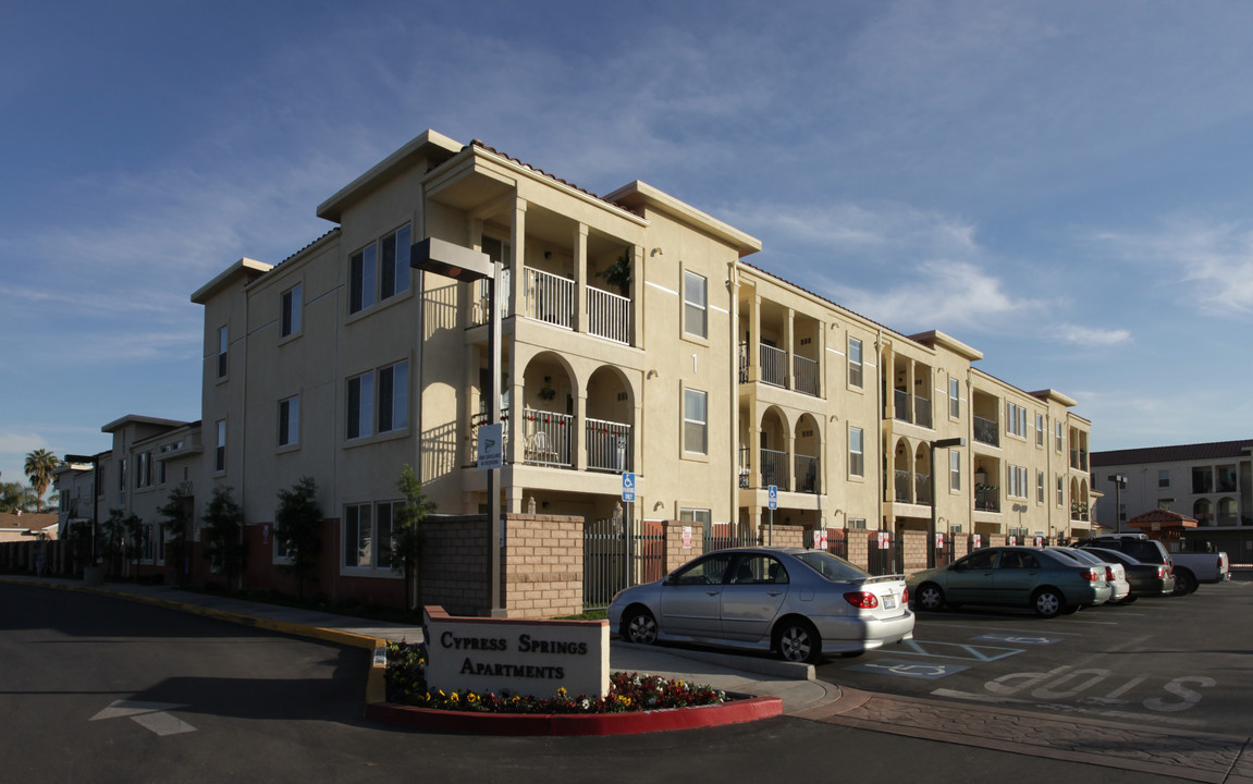 Cypress Springs Apartments in Riverside, CA - Building Photo