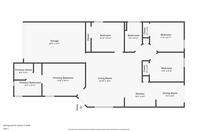 624 Cape Cod Cir in Valrico, FL - Building Photo - Building Photo