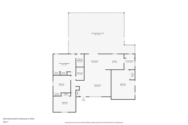 829 W Birchwood Cir in Kissimmee, FL - Foto de edificio - Building Photo