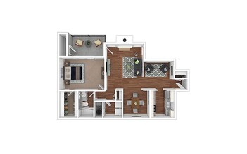 Cortland Woodlands in Marietta, GA - Foto de edificio - Floor Plan