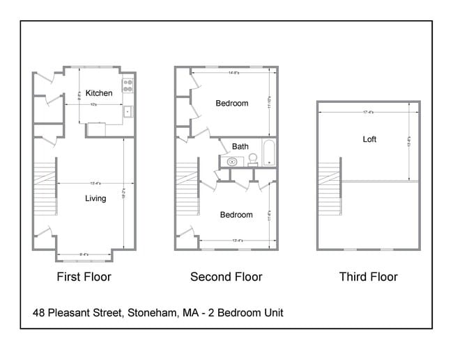48 Pleasant Street in Stoneham, MA - Building Photo - Building Photo