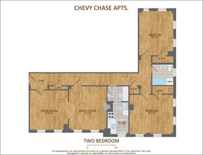 Chevy Chase Apartments in Washington, DC - Foto de edificio - Floor Plan