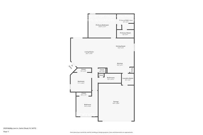 2529 Bobby Lee Ln in St. Cloud, FL - Foto de edificio - Building Photo