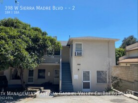 398 W Sierra Madre Blvd in Sierra Madre, CA - Building Photo