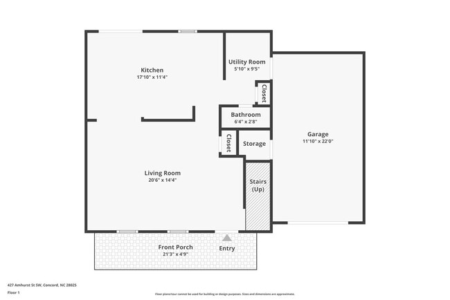 427 Amhurst St SW in Concord, NC - Foto de edificio - Building Photo