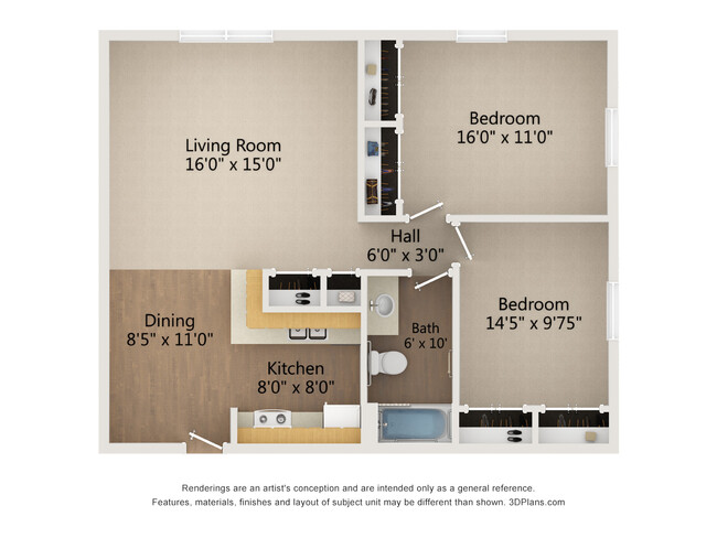 Cudahy Williamstown Bay I in Cudahy, WI - Building Photo - Floor Plan