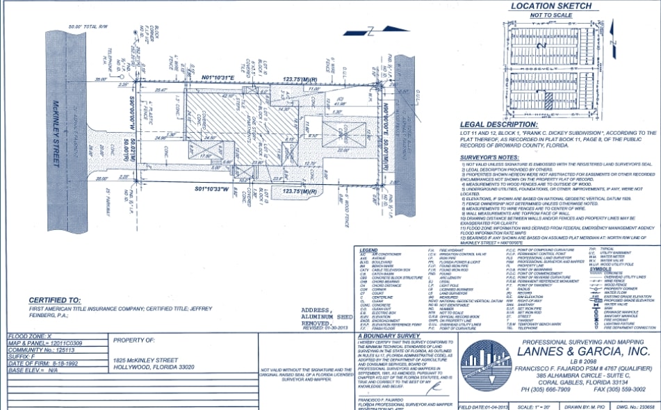 1815-1825 McKinley St in Hollywood, FL - Foto de edificio