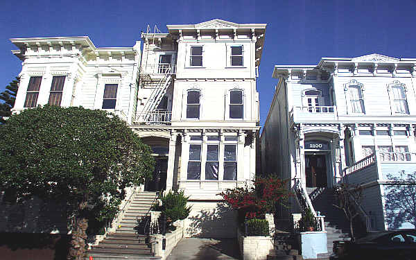 2102 Bush St in San Francisco, CA - Foto de edificio