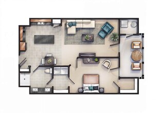 Groves at Waters Edge in Waynesville, NC - Foto de edificio - Floor Plan