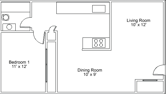 Revere House in Batavia, IL - Foto de edificio - Floor Plan