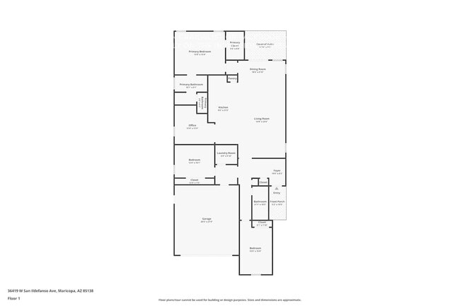 36419 W San Ildefanso Ave in Maricopa, AZ - Foto de edificio - Building Photo