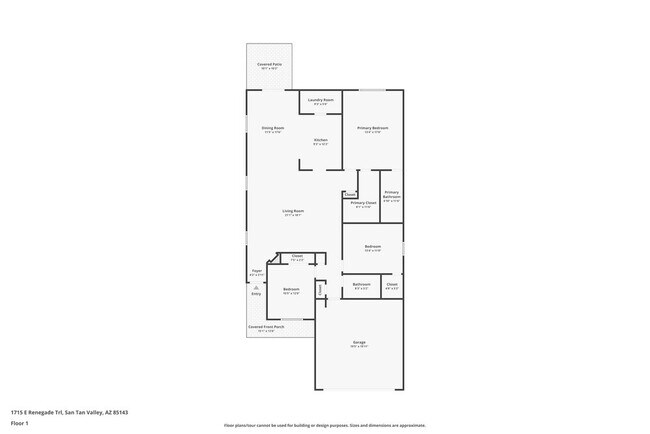 1715 E Renegade Trail in San Tan Valley, AZ - Foto de edificio - Building Photo
