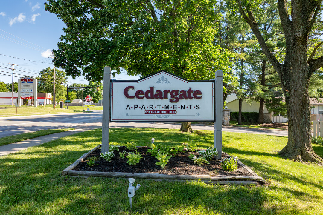 Cedargate Apartments in Galion, OH - Foto de edificio