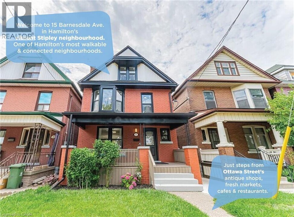 15 Barnesdale Ave N in Hamilton, ON - Building Photo