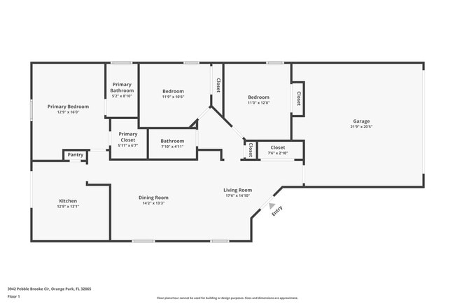 3942 Pebble Brooke Circle South, Unit G in Orange Park, FL - Foto de edificio - Building Photo
