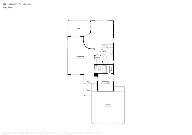 12611 SW 42nd St in Miramar, FL - Foto de edificio - Building Photo