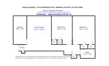 Mount Prospect Gardens in Newark, NJ - Building Photo - Floor Plan