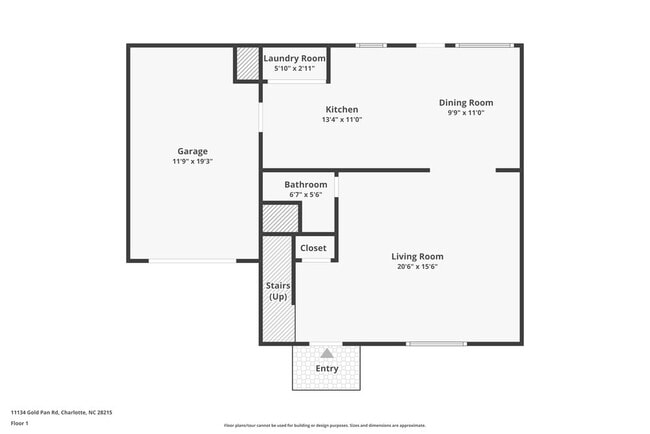 11134 Gold Pan Rd in Charlotte, NC - Foto de edificio - Building Photo