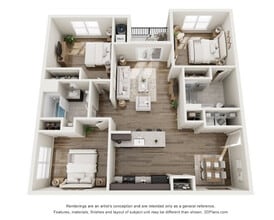 The Janson in Del Valle, TX - Building Photo - Floor Plan