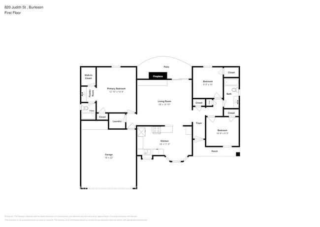 820 Judith St in Burleson, TX - Foto de edificio - Building Photo