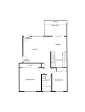Catalina Terrace Apartments in Hawthorne, CA - Foto de edificio - Floor Plan