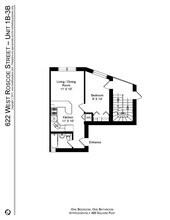 624 W Roscoe St, Unit 1B in Chicago, IL - Foto de edificio - Building Photo