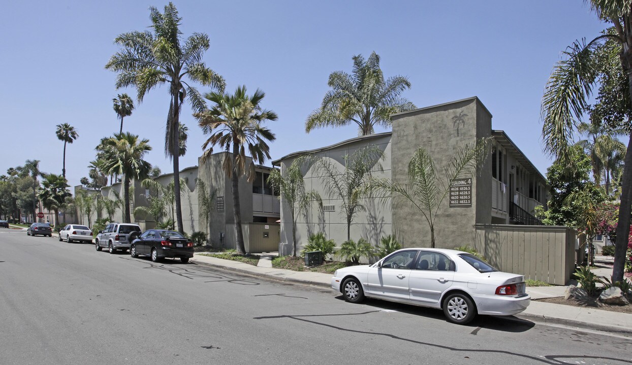 Palms Patio Apartments in San Diego, CA - Building Photo