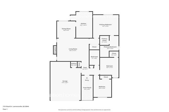 1731 Eleah Dr in Lawrenceville, GA - Foto de edificio - Building Photo