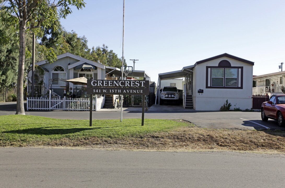 Greencrest Mobile Home Park in Escondido, CA - Building Photo